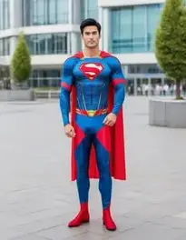 Superhero Fancy Dress face swap