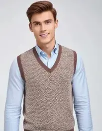 Sweater Vest Outfit face swap