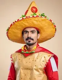 Taco Fancy Dress face swap