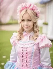 Tea Party Attire face swap