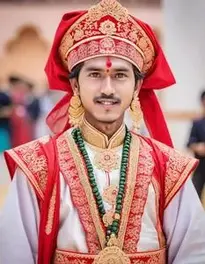 Traditional Attire face swap