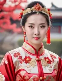 Traditional Chinese Wedding Dress face swap
