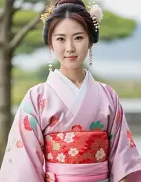 Traditional Japanese Dress face swap