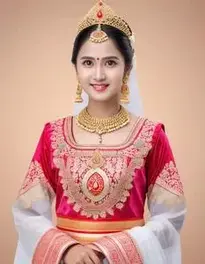 Traditional Outfit For Ladies face swap