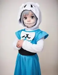 Undertale Cosplay face swap