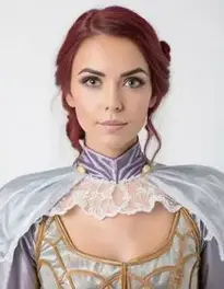 Unique Woman Halloween face swap