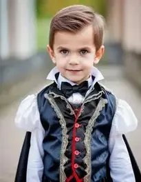 Vampire Costume Kids face swap
