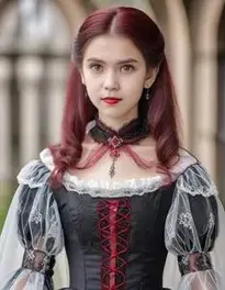 Vampire Dress face swap
