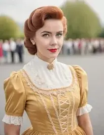 Vintage Retro Outfit face swap
