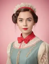Vintage Style Clothing face swap