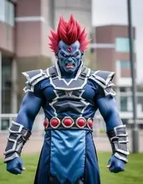 Vox Akuma Cosplay face swap