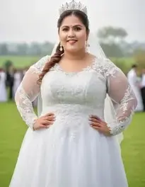 Wedding Guest Dress For Big Tummy face swap