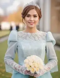 Wedding Guest Dress Winter face swap