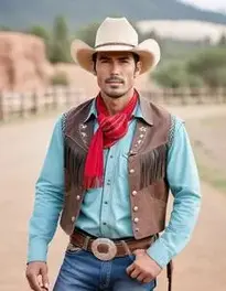 Western Cowboy face swap