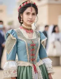 Western Dress face swap