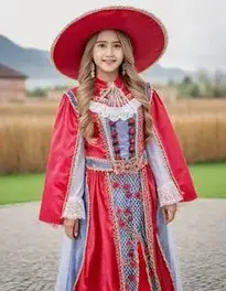 Western Dress For Party face swap