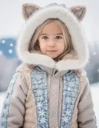 Winter Aesthetic Outfit face swap