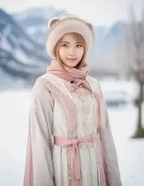 Winter Attire face swap