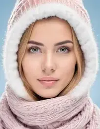 Winter Outfit For Woman face swap