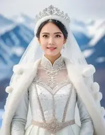 Winter Wedding Attire face swap