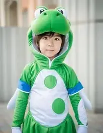 Yoshi Cosplay face swap