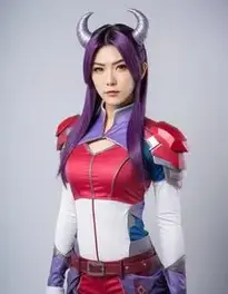Lilith Asami Cosplay face swap