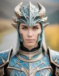 Female Dragonborn Cosplay face swap