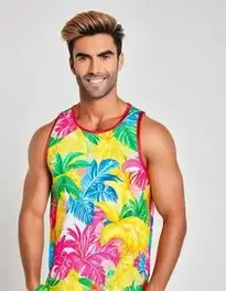 Wham Club Tropicana Fancy Dress face swap