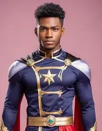 Black Male Anime Cosplay face swap