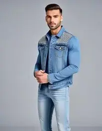 Denim And Diamonds Outfit Male Dress face swap