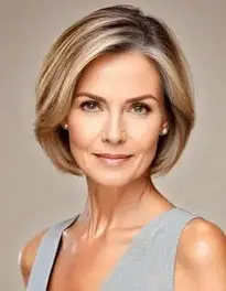 Hairstyles For Mature Women face swap