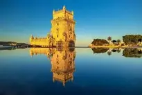 Lisbon Torre De Belm Portugal Background