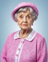Gangsta Granny Fancy Dress face swap
