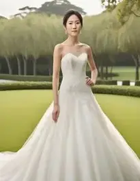 Vera Wang Wedding Dress face swap