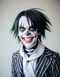 Laughing Jack Cosplay face swap