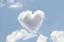 Heart Clouds Love Dil Background