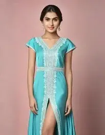 pleated dress styles for ladies Multi-Pleated Dress main image 1