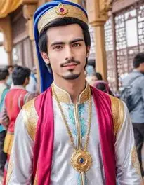 Cosplay Aladin face swap