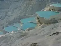 Pamukkale Lime Sinter Terrace Calcium Background