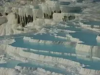 Pamukkale Lime Sinter Terrace Calcium Background