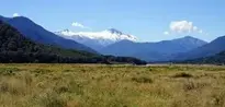 Mountains Southern Alps New Zealand background wallpaper