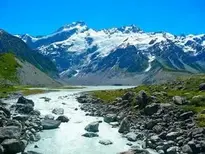 New Zealand Mount Cook Alpine background wallpaper