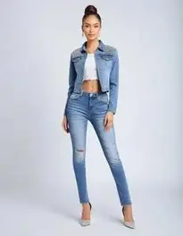 Denim And Diamonds Theme Party Attire face swap