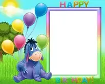 Happy Birthday Kids Photo Frame