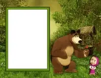 Masha and the Bear Kids Photo Frame