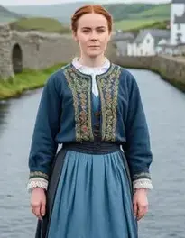 Traditional Irish Clothing Female face swap