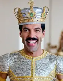 Freddie Mercury Teeth Fancy Dress face swap