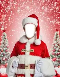 Santa Jingle Bells Strap Father Christmas Fancy Dress