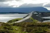Norway Bridge Scandinavia background wallpaper
