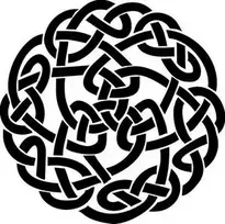 Celtic Design Tattoo. Add to your photo.